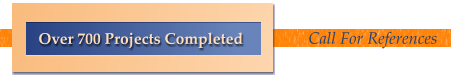 Call For References Over 700 Projects Completed